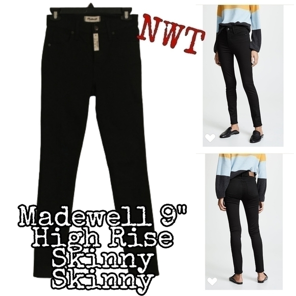 NWT Madewell 9" High-Rise Skinny Skinny Jeans - Picture 4 of 9